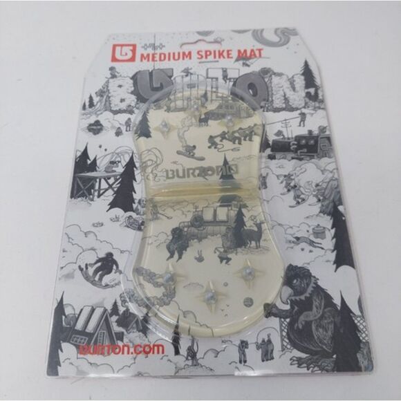 Burton Medium Spike Mat for Snowboarding: Snowboard Stomp Pad: Clear: Brand New - Picture 1 of 1